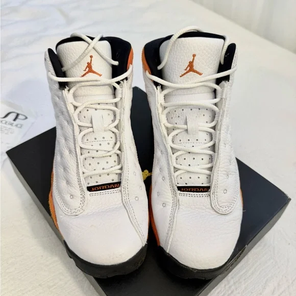 Nike Air Jordan 13 Retro Starfish Orange GS 5.5Y  Women’s 7 Sneakers Youth Kids - Picture 10 of 15